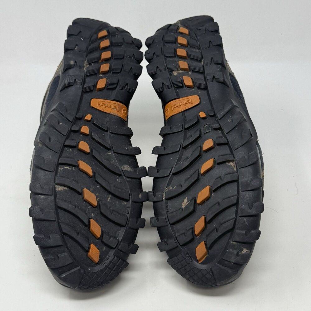 Timberland Pro Mudsill Steel Toe Work Shoes Mens 7.5 Blue Gray Suede Lace Up - Picture 14 of 16